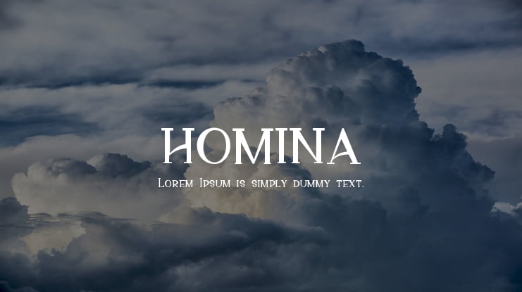 HOMINA Font