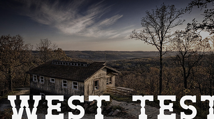 West Test Font