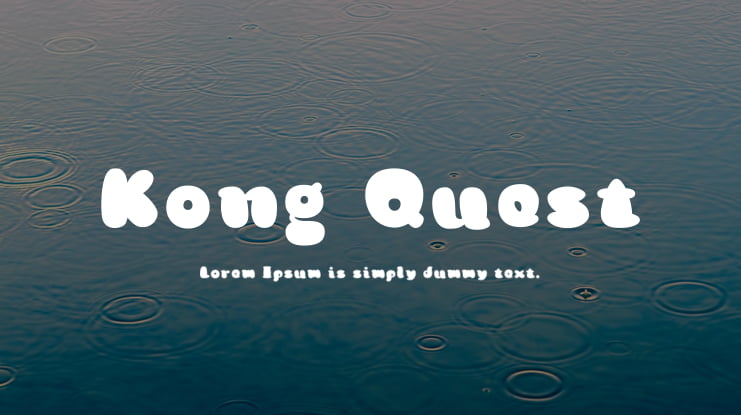 Kong Quest Font