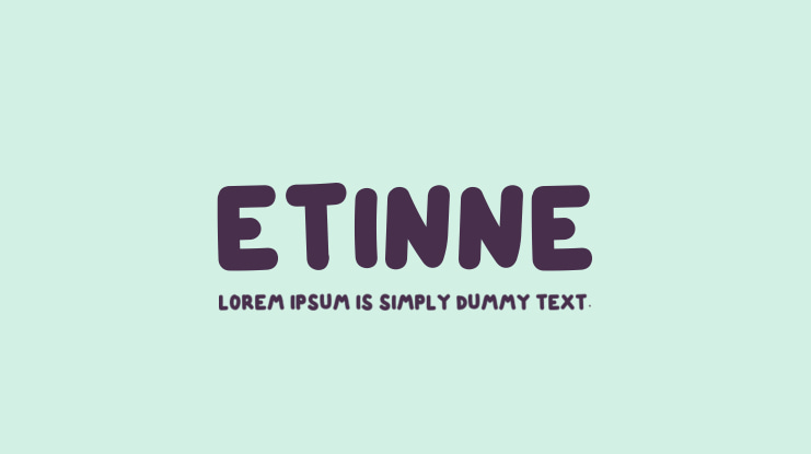 ETINNE Font