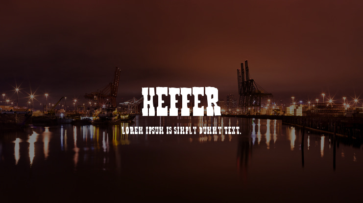 Heffer Font