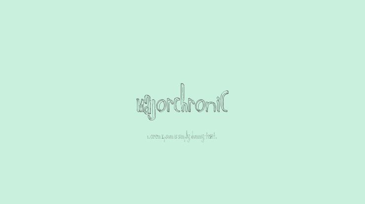 MajorChronic Font