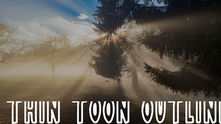 Toon Outlines Font