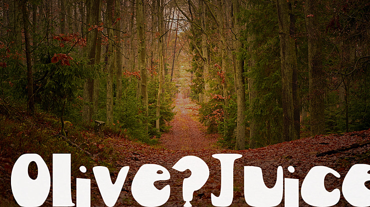 Olive_Juice Font