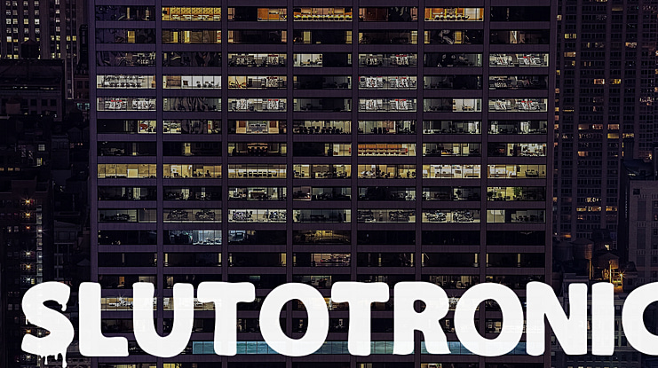 Slutotronic Font