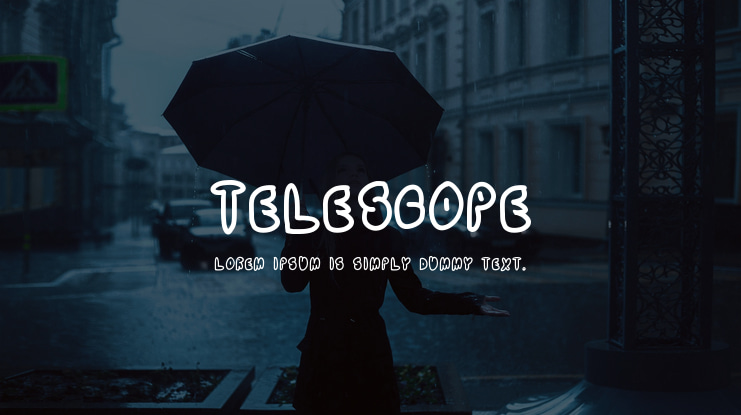 TELESCOPE Font