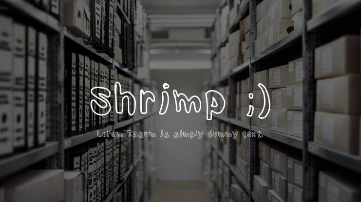 Shrimp ;) Font