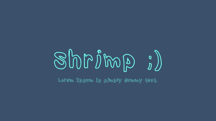 Shrimp ;) Font
