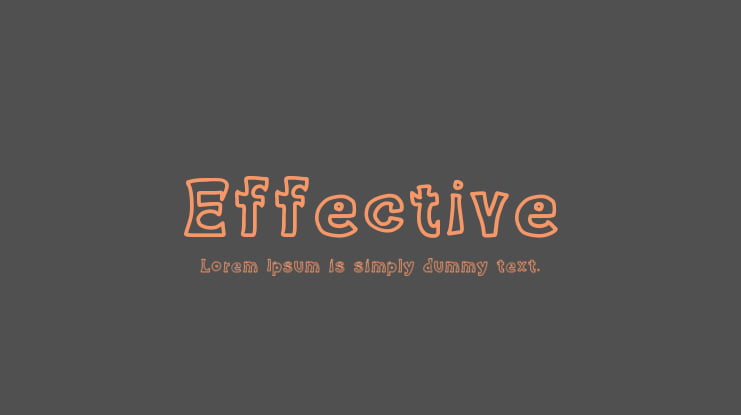 Effective Font