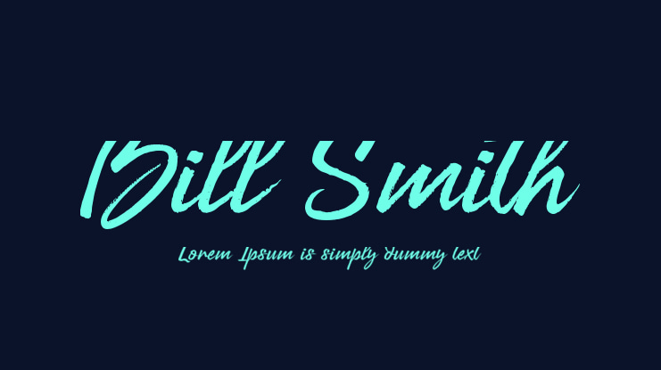 Bill Smith Font