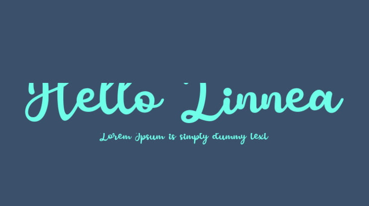 Hello Linnea Font