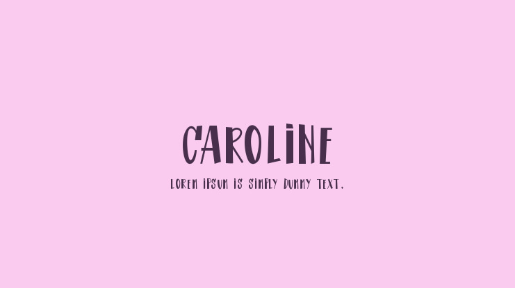 CAROLINE Font