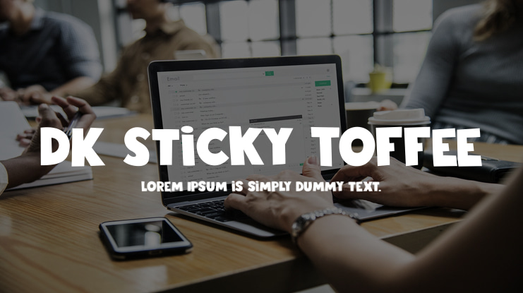 DK Sticky Toffee Font