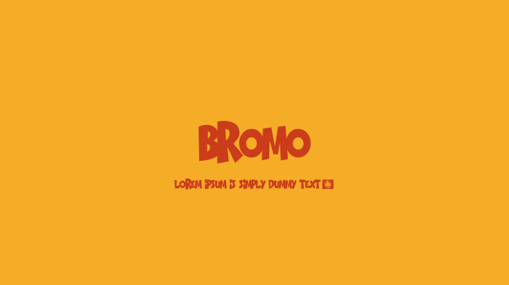 BROMO Font