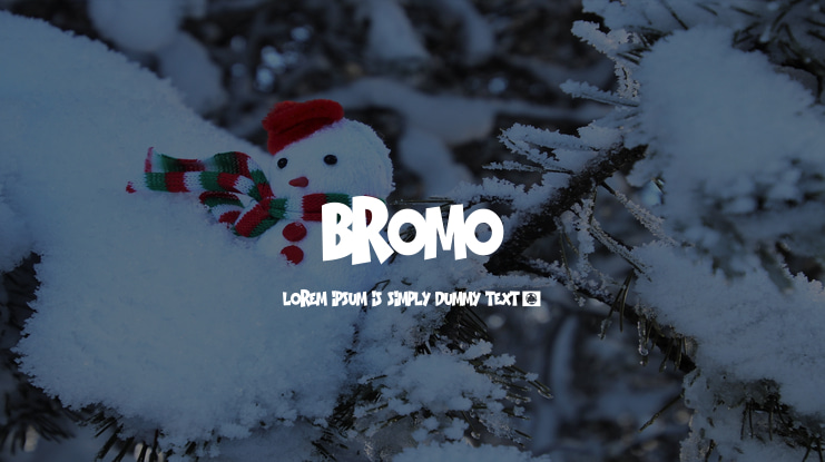 BROMO Font