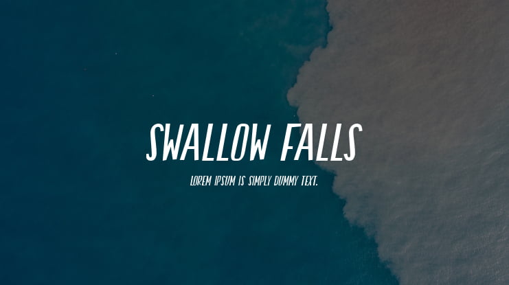 Swallow Falls Font Family