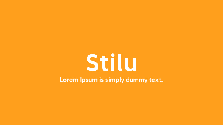 Stilu Font Family