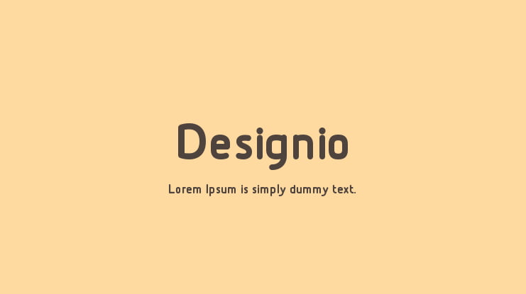 Designio Font Family