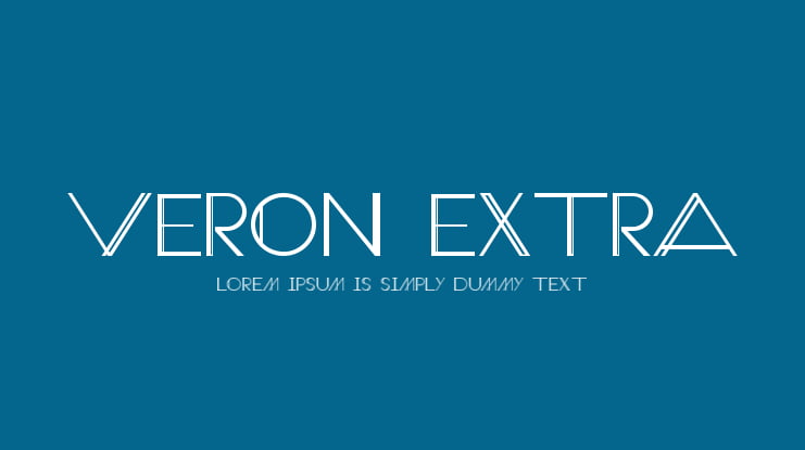 Veron Extra Font Family