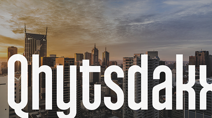 Qhytsdakx Font