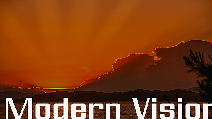 Modern Vision Font