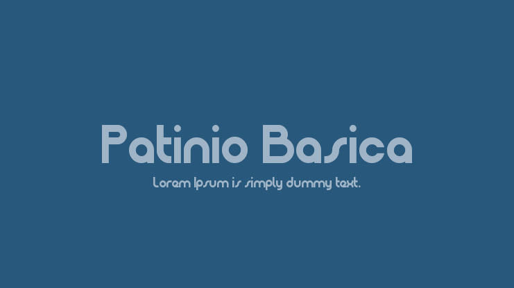Patinio Basica Font