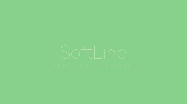SoftLine Font