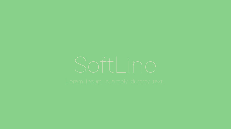 SoftLine Font