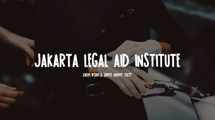 JAKARTA LEGAL AID INSTITUTE Font
