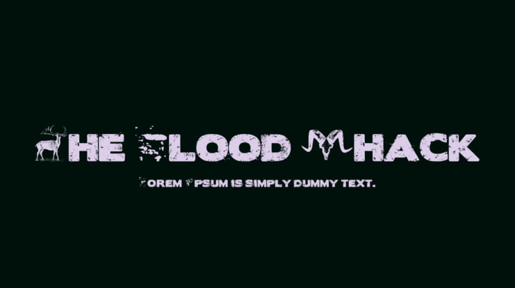 The Blood Shack Font