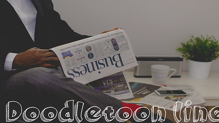 Doodletoon line Font
