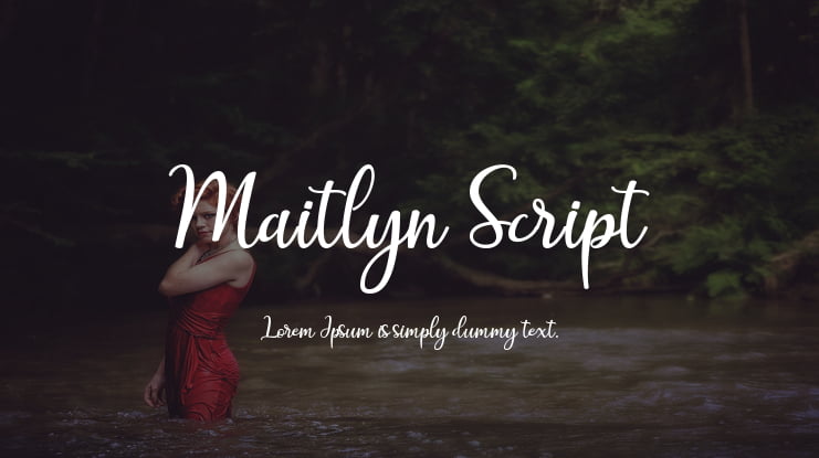 Maitlyn Script Font
