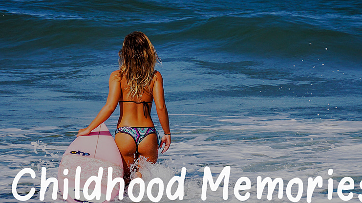 Childhood Memories Font
