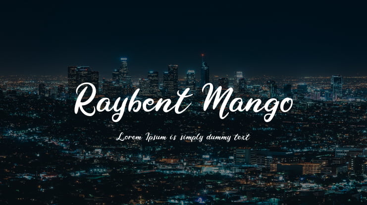 Raybent Mango Font