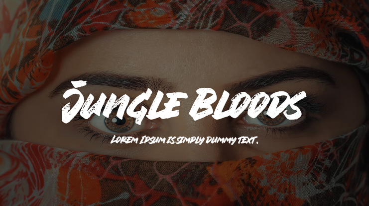 Jungle Bloods Font Family