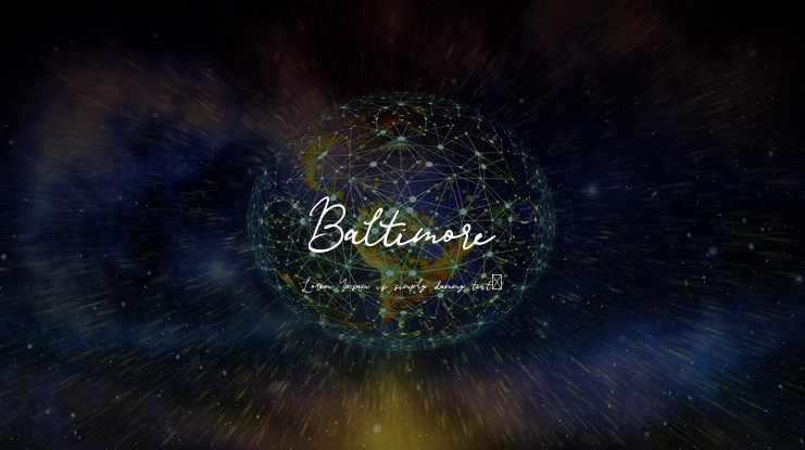 Baltimore Font