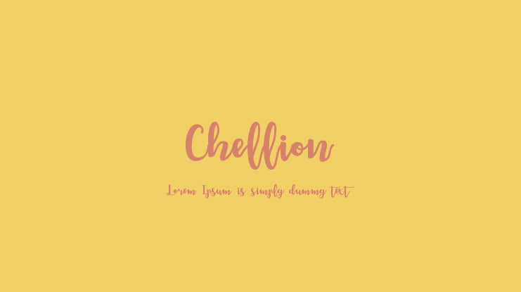 Chellion Font