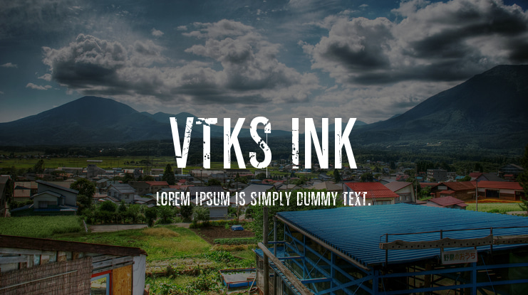 Vtks Ink Font