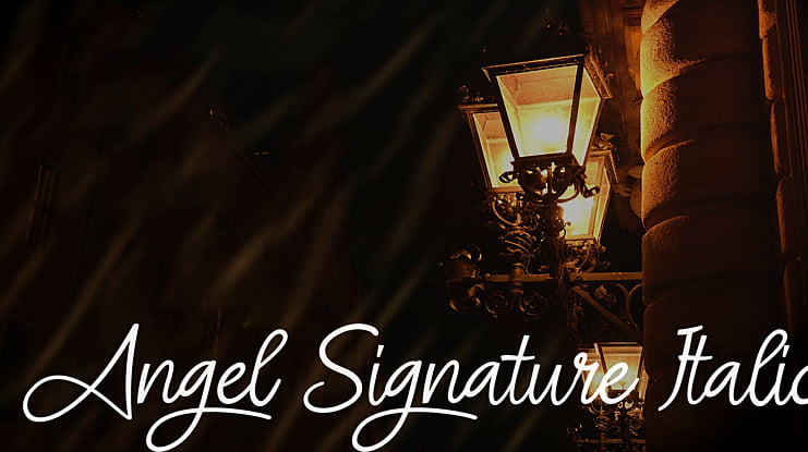 Angel Signature Font Family