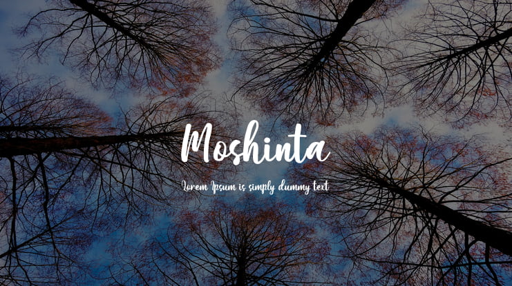 Moshinta Font
