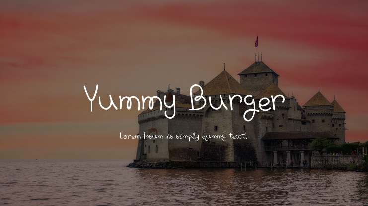 Yummy Burger Font