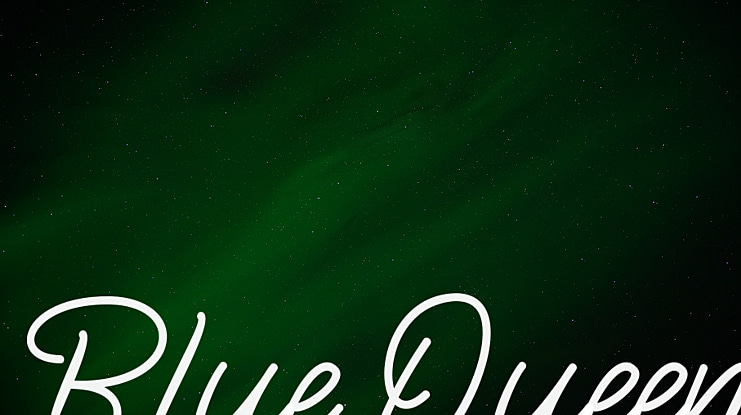 BlueQueen Font