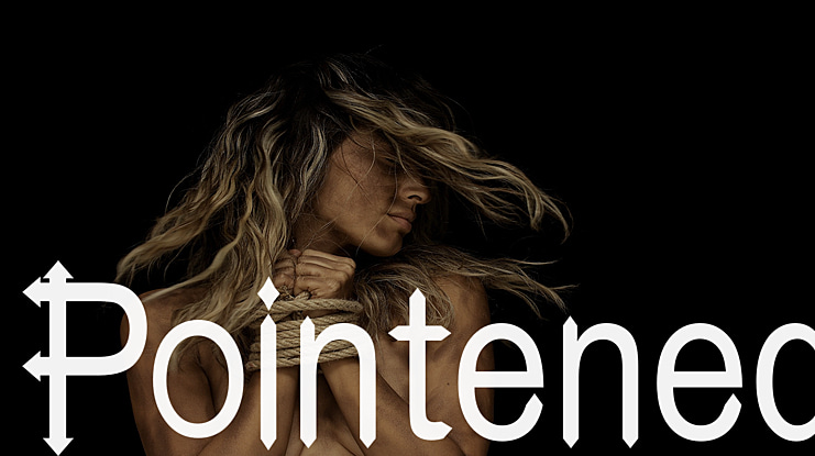 Pointened Font