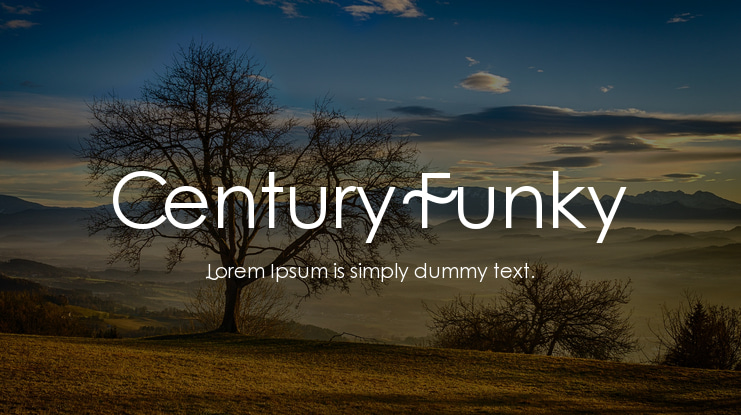Century Funky Font