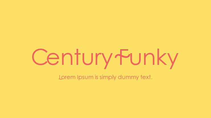 Century Funky Font