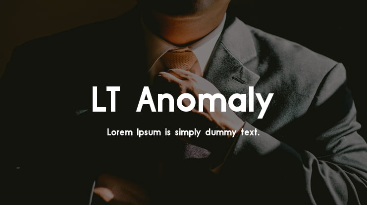 LT Anomaly Font