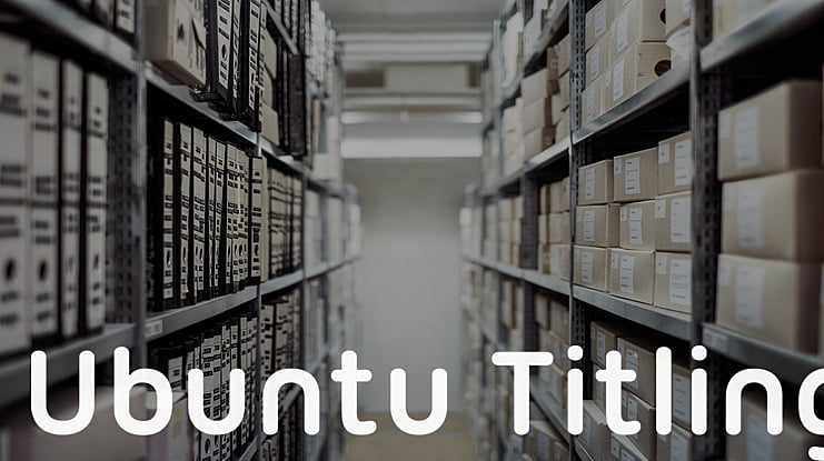 Ubuntu Titling Font
