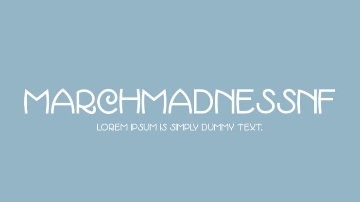 MarchMadnessNF Font