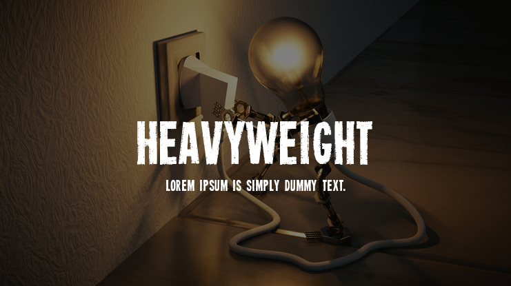 Heavyweight Font