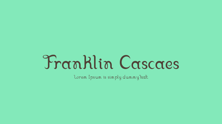 Franklin Cascaes Font
